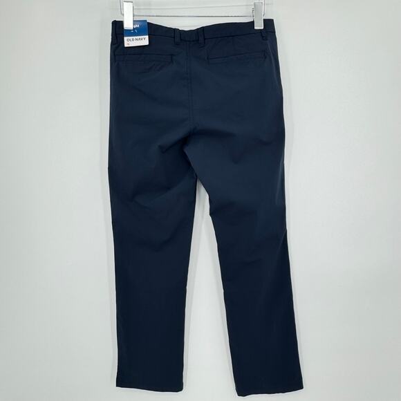 Old Navy boy's size 18 uniform pants tech straight built-in-flex navy blue NEW - Picture 3 of 8